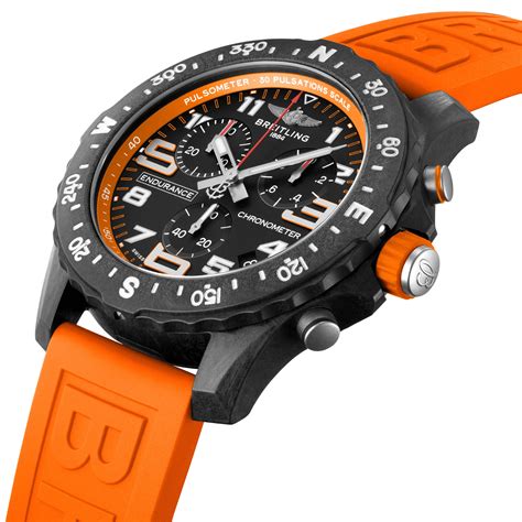 black and orange breitling mens watch|Breitling automatic watches for men.